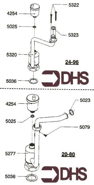 Exploded Diagram for FLOW-PIPE WITH AIR SEPARATOR