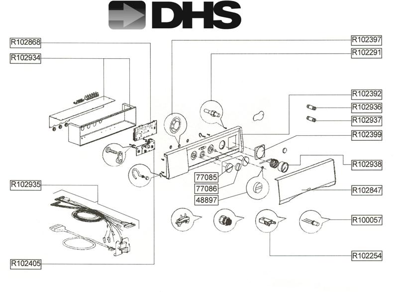 Exploded Diagram for FRONT PANEL