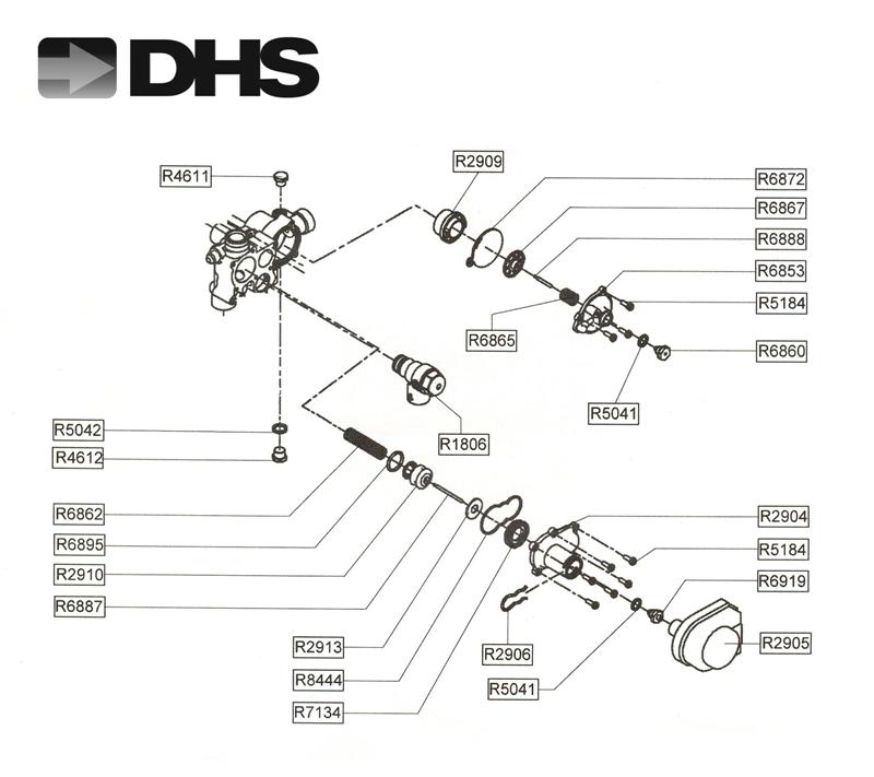 Exploded Diagram for HYDRAULIC MANIFOLD