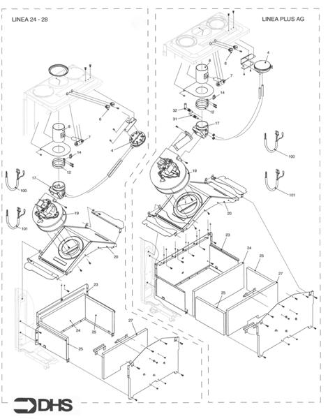 Exploded Diagram for FAN ASSY