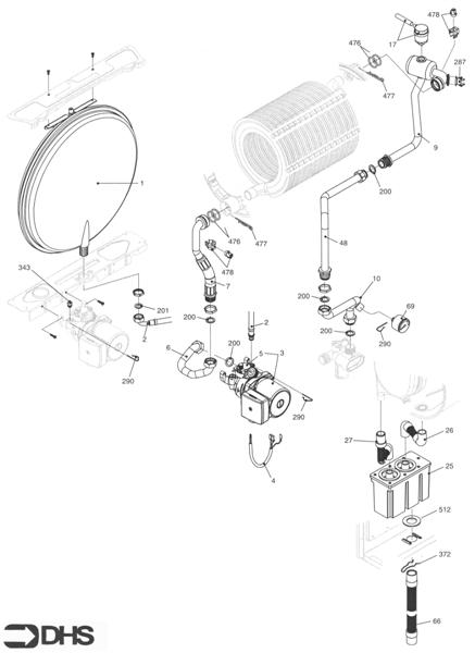 Exploded Diagram for HYDRAULIC COMP 2