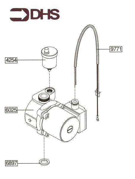 Exploded Diagram for CIRCULATION PUMP