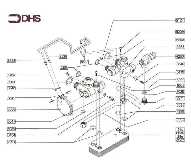 Exploded Diagram for HYDRAULIC ASSEMBLY
