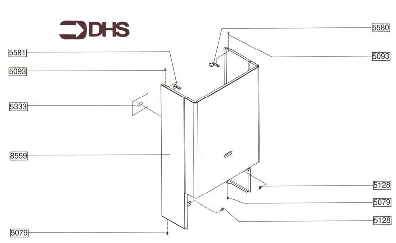 Exploded Diagram for OUTER CASING
