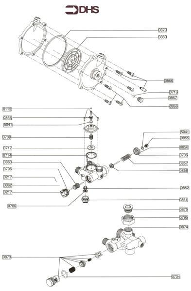 Exploded Diagram for HYDRAULIC SUB-ASSEMBLY