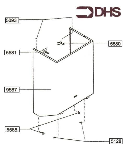 Exploded Diagram for CASING COVER