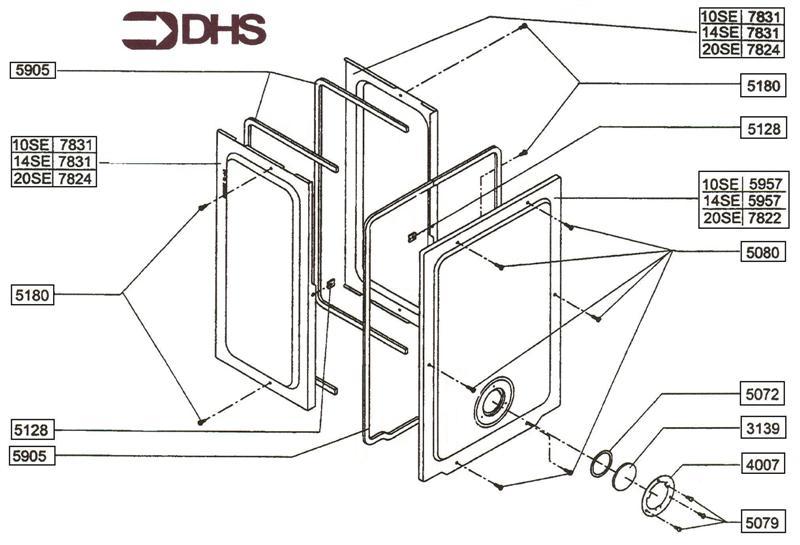 Exploded Diagram for COMBUSTION CHAMBER