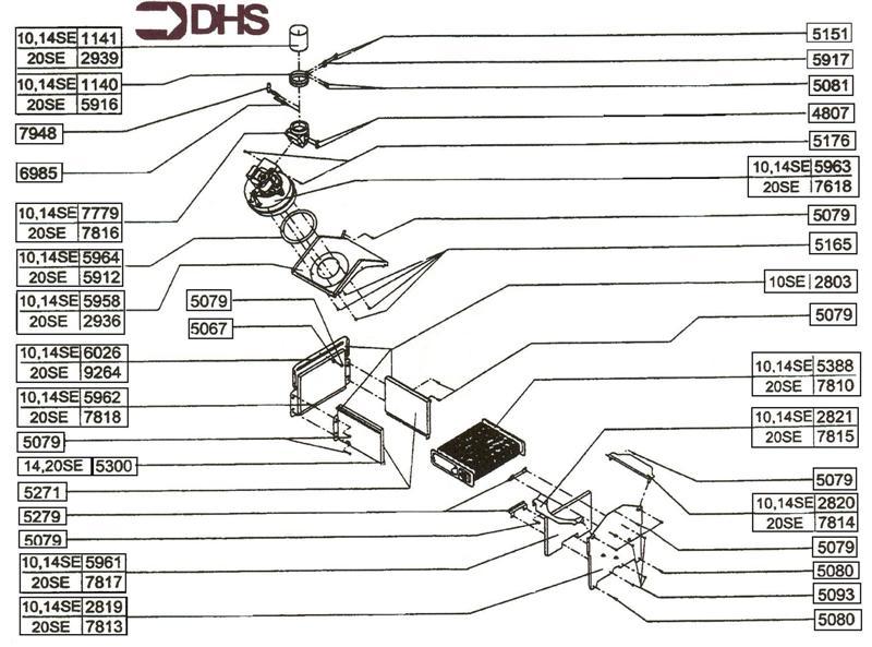 Exploded Diagram for FAN ASSY