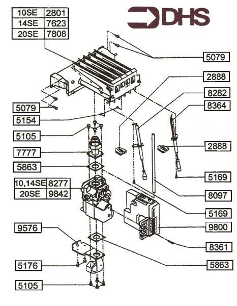 Exploded Diagram for BURNER ASSY