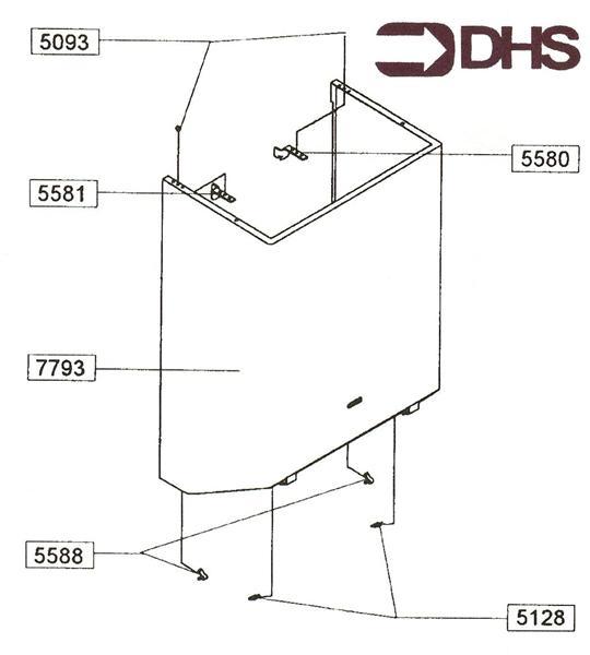 Exploded Diagram for CASING COVER