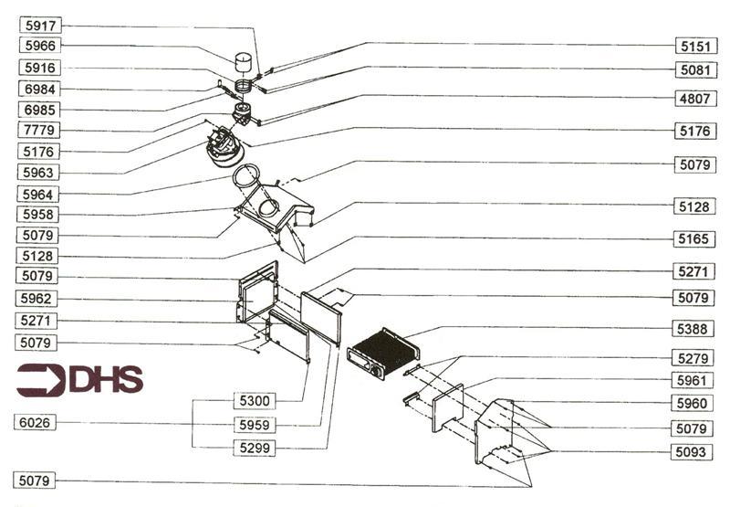 Exploded Diagram for FAN ASSY