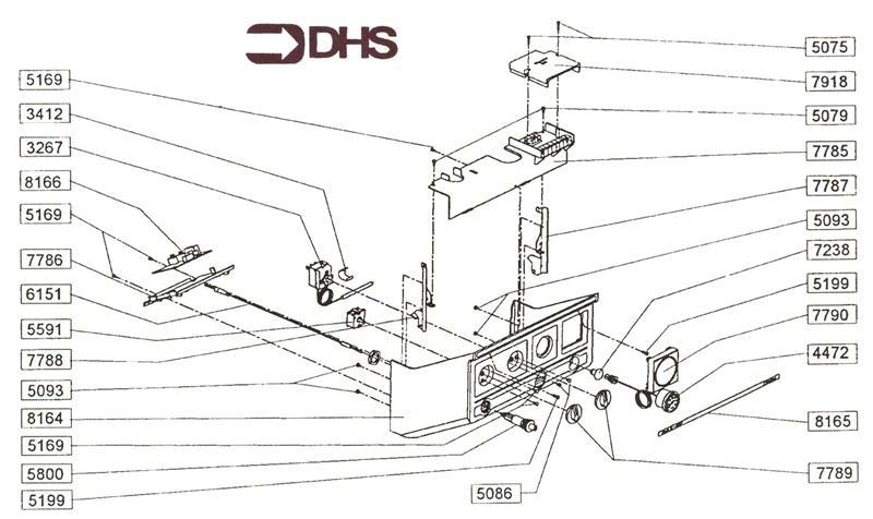 Exploded Diagram for CONTROLS COVER