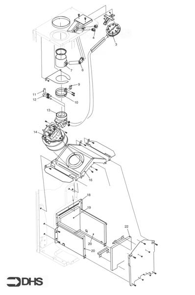 Exploded Diagram for FAN ASSY