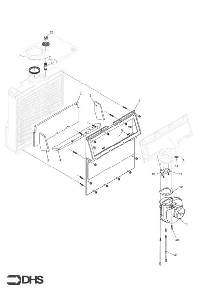 Exploded Diagram for FAN ASSY