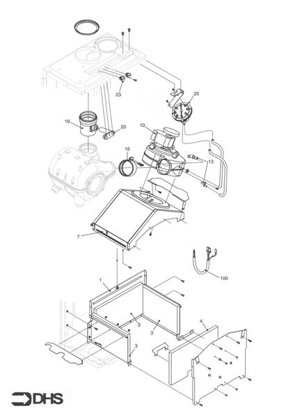Exploded Diagram for FAN ASSY