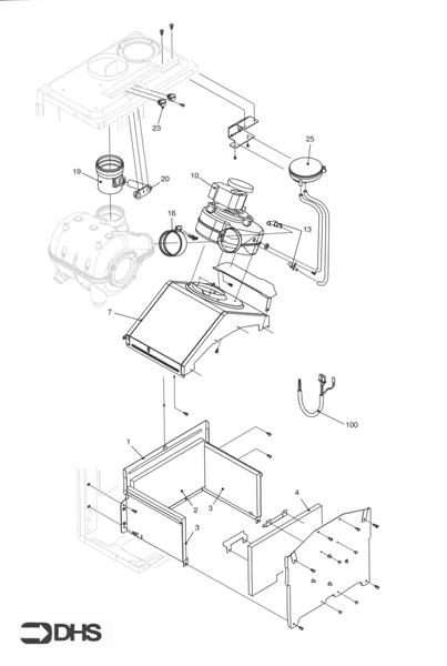 Exploded Diagram for FAN ASSY