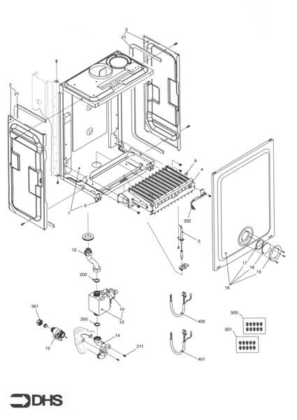 Exploded Diagram for BURNER ASSY