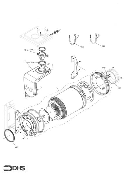 Exploded Diagram for CONDENSOR ASSY
