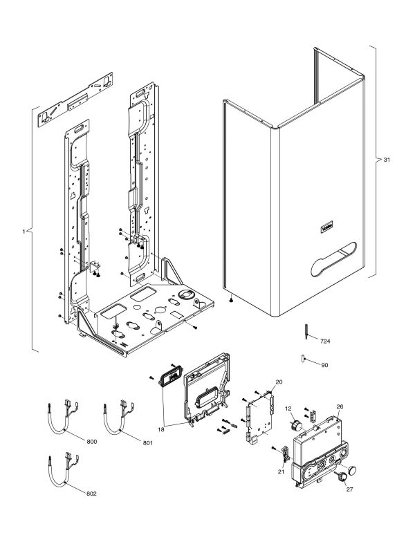 ELECTRIC/CASE COMPONENTS logo