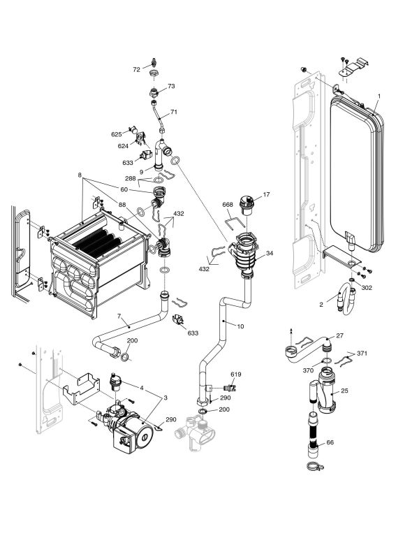 Exploded Diagram for HYDRAULIC COMPONENTS 2