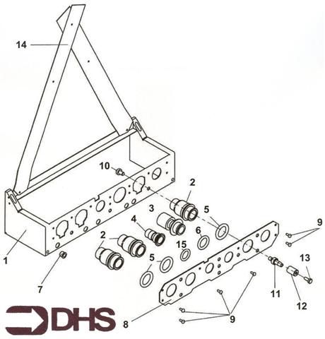 Exploded Diagram for WALL MOUNTING ASSY