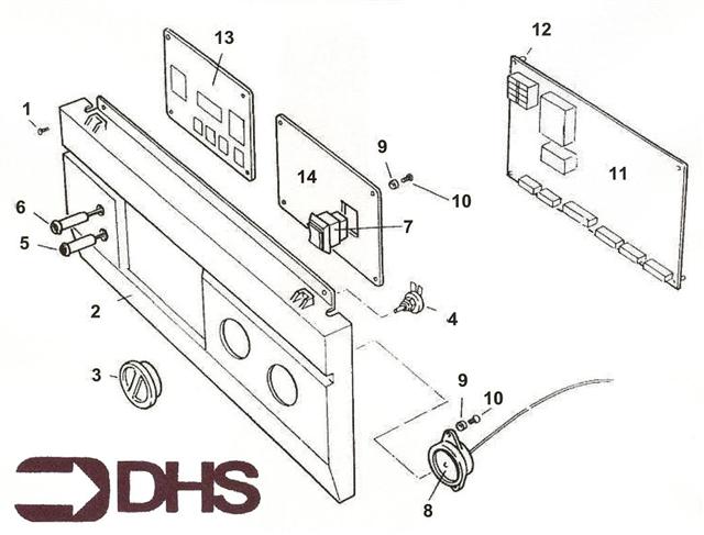 Exploded Diagram for ELECTRICAL BOX ASSEMBLY