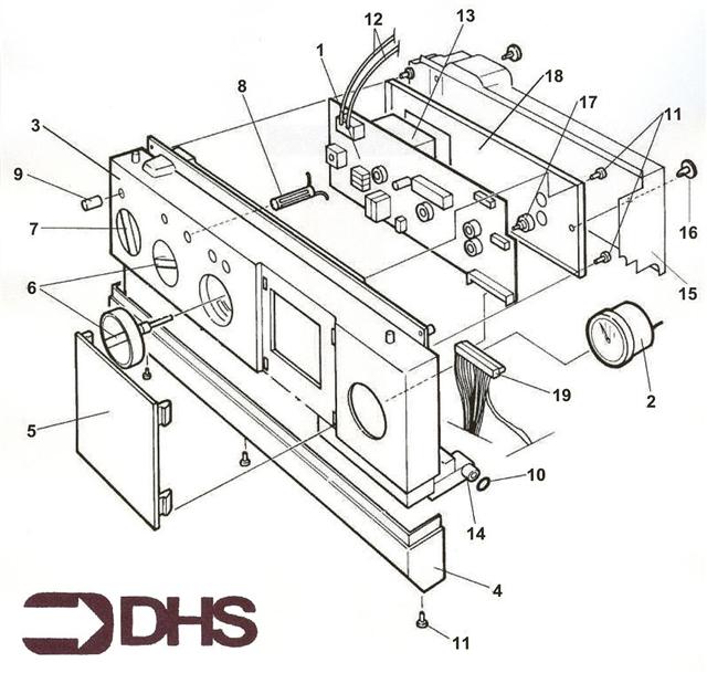 Exploded Diagram for ELECTRICAL BOX ASSEMBLY