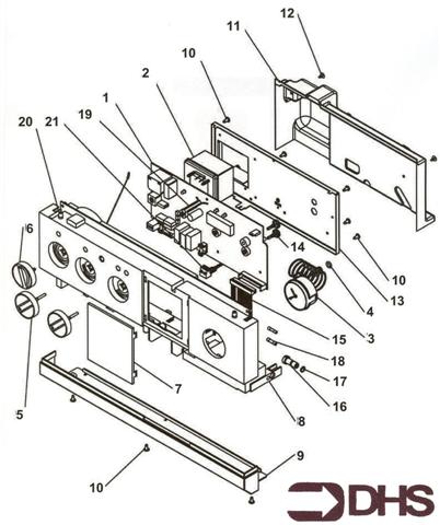 Exploded Diagram for ELECTRICAL BOX ASSEMBLY