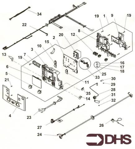 Exploded Diagram for ELECTRICAL ASSEMBLY
