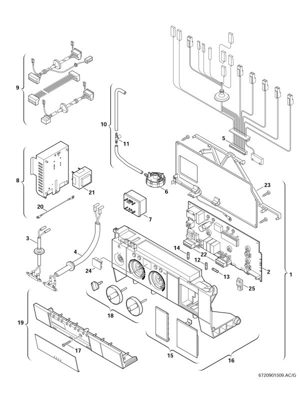 Exploded Diagram for CONTROL BOX
