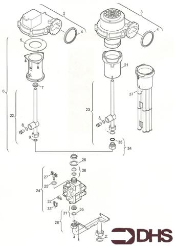 Exploded Diagram for GAS VALVE