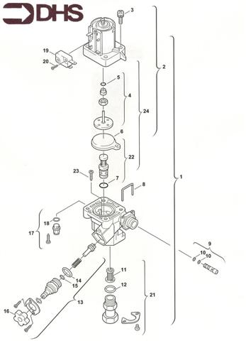 Exploded Diagram for WATER VALVE