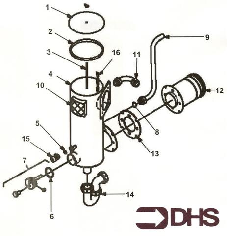 Exploded Diagram for CONDENSER