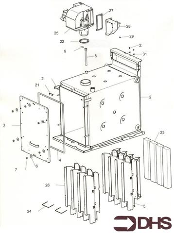 Exploded Diagram for PRIMARY H/E