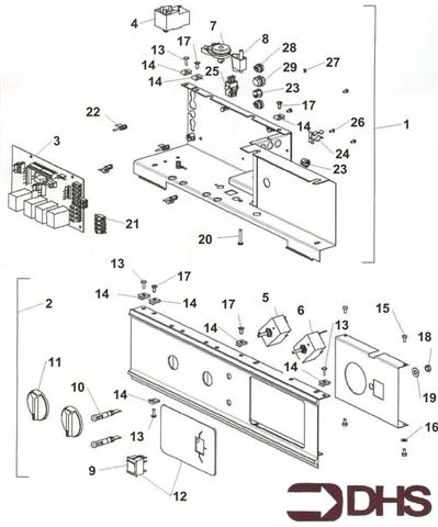 Exploded Diagram for HYDRAULIC BLOCK