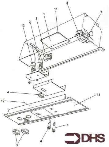 Exploded Diagram for ELECTRICAL BOX ASSEMBLY
