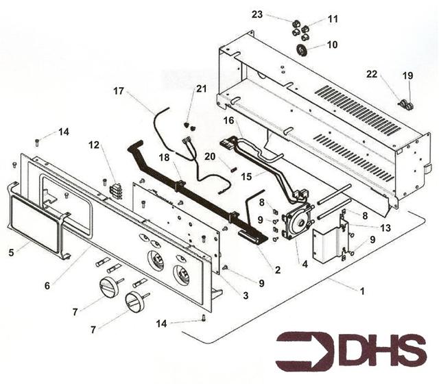 Exploded Diagram for ELECTRICAL BOX ASSEMBLY