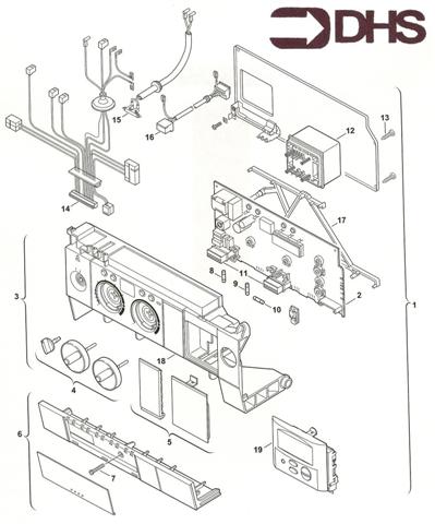 Exploded Diagram for CONTROL BOX