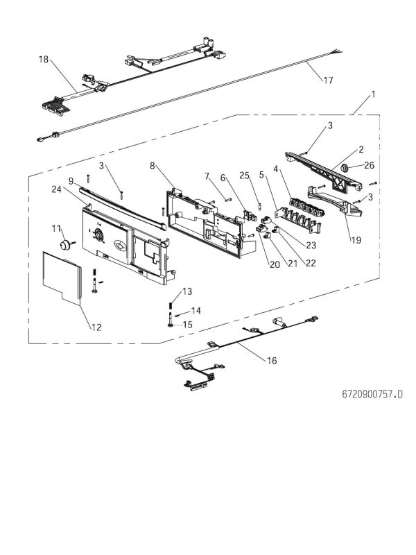 Exploded Diagram for ELECTRICAL ASSEMBLY