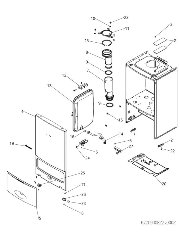Exploded Diagram for CASING