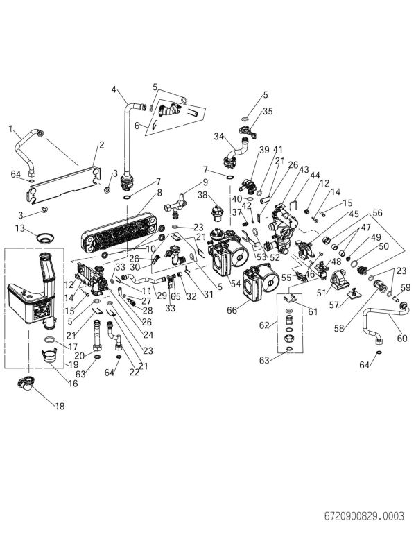 Exploded Diagram for HYDRAULICS