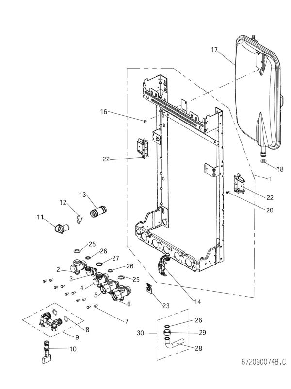 Exploded Diagram for WALL FRAME