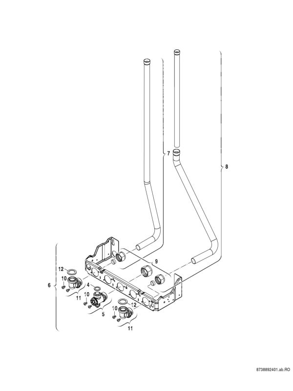 Exploded Diagram for MOUNTING PLATE