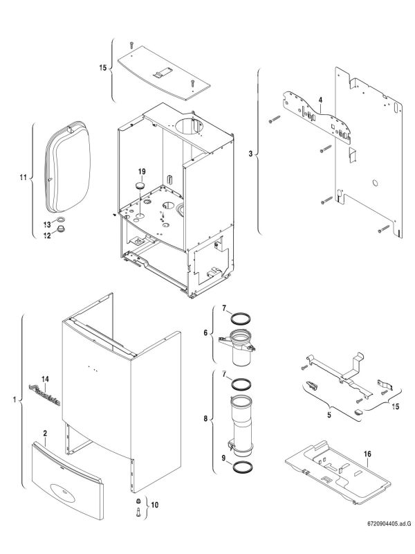 Exploded Diagram for SHEET METAL