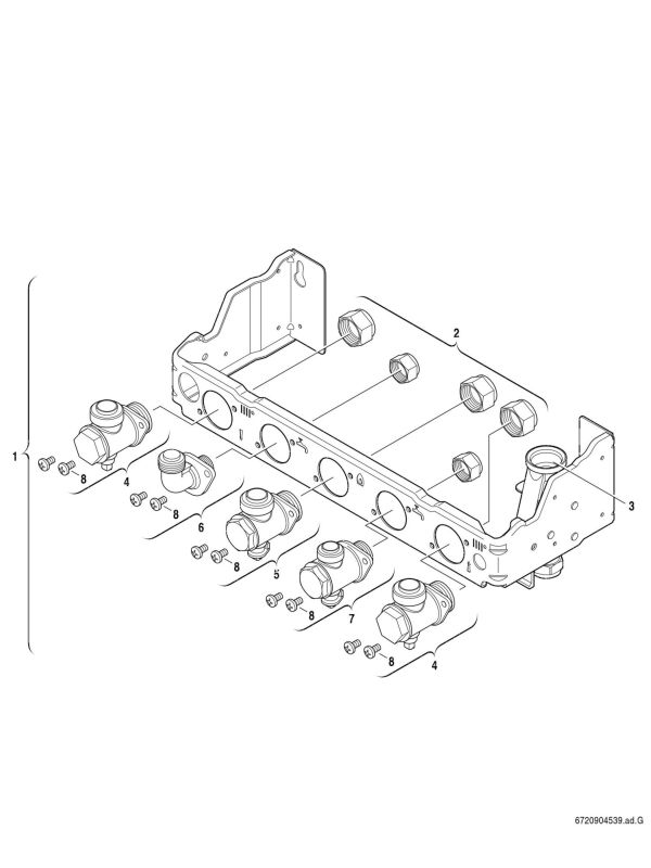 Exploded Diagram for MOUNTING PLATE
