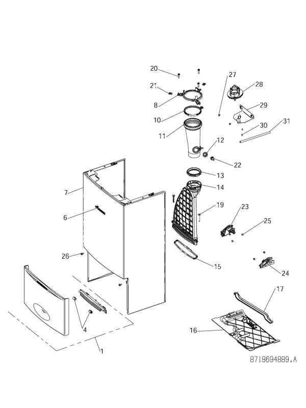 Exploded Diagram for CASING
