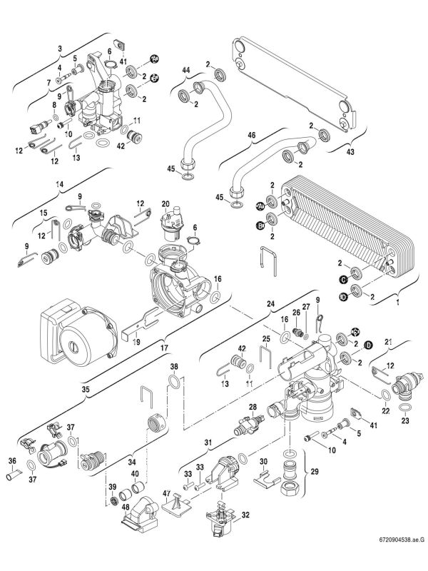 Exploded Diagram for MOUNTING PLATE